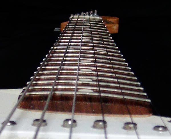 guitar fret inspection