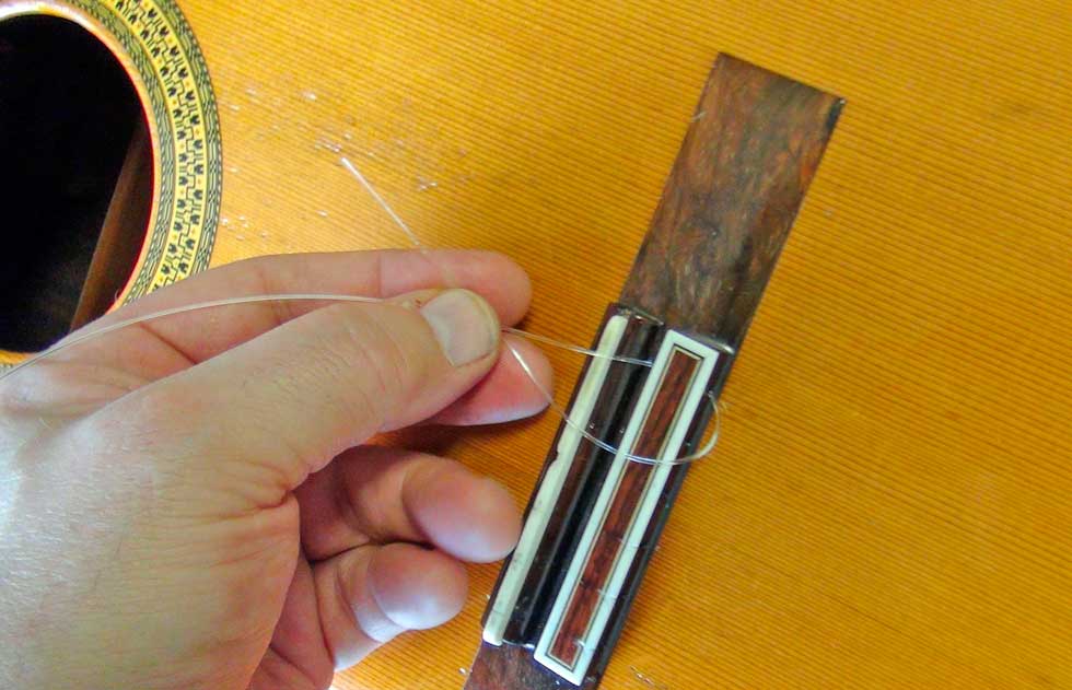 Pass the First String Under and Around