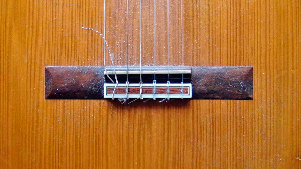 Removing the Strings Fomr a Nylon String Guitar