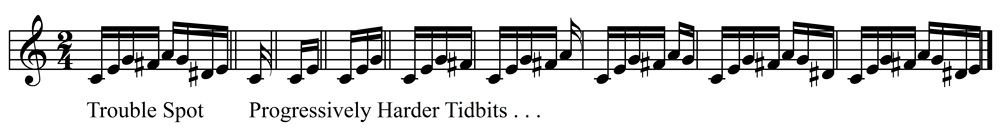 Practice Tidbits to Improve Speed