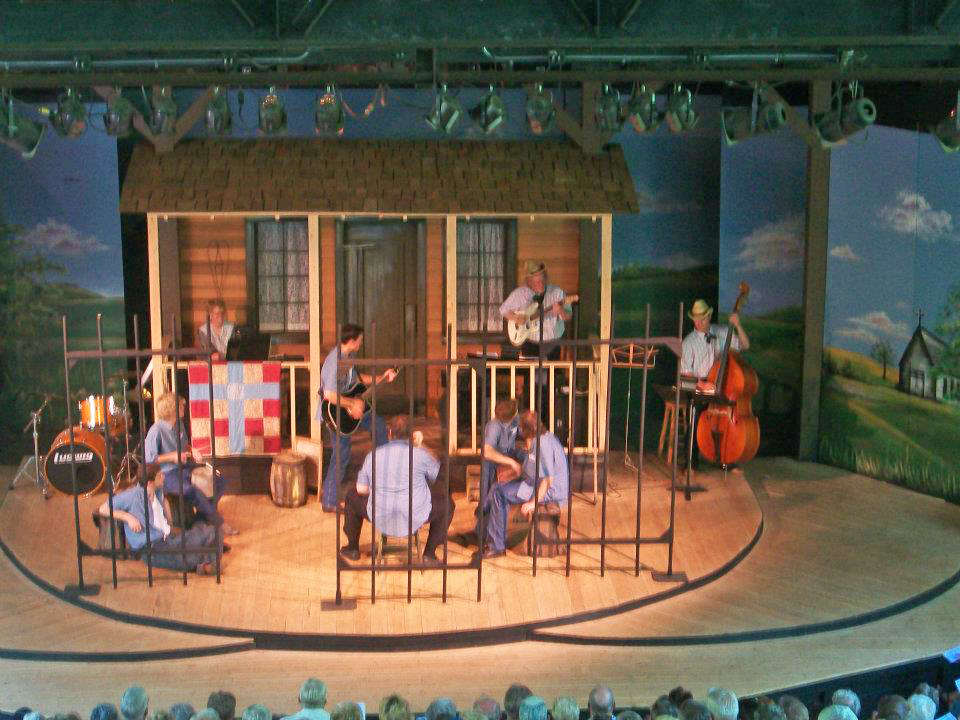 Frost Fire Ring of Fire Music Walhalla ND Cast with Jeff Anvinson Playing Guitar Solo