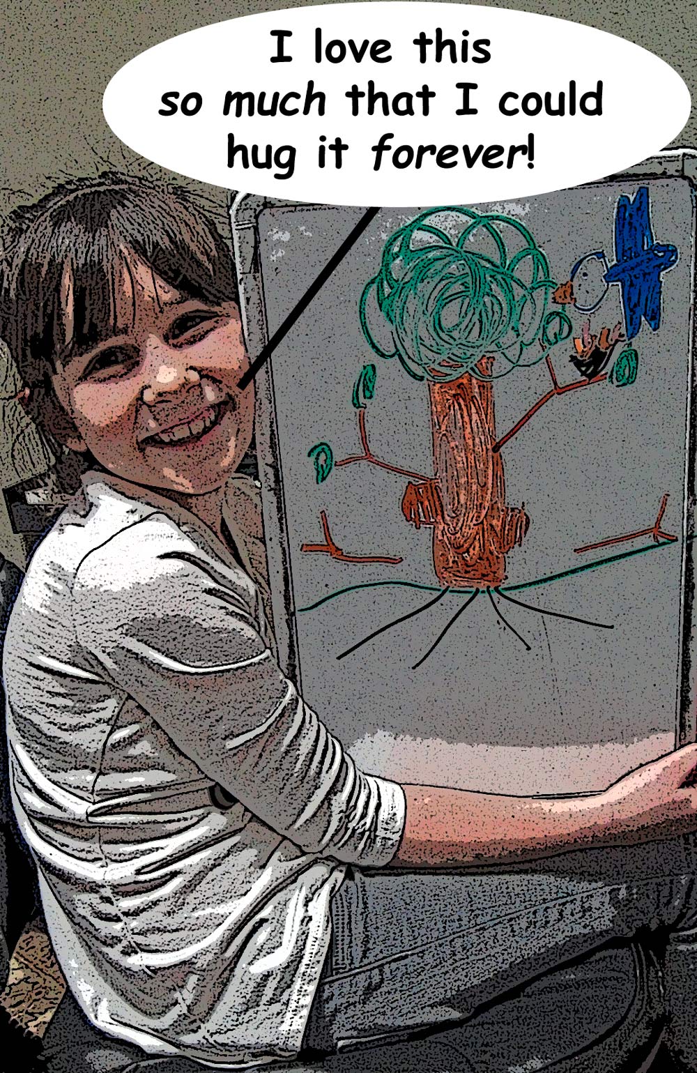 Ayda at JLA Music Comic Strip Version